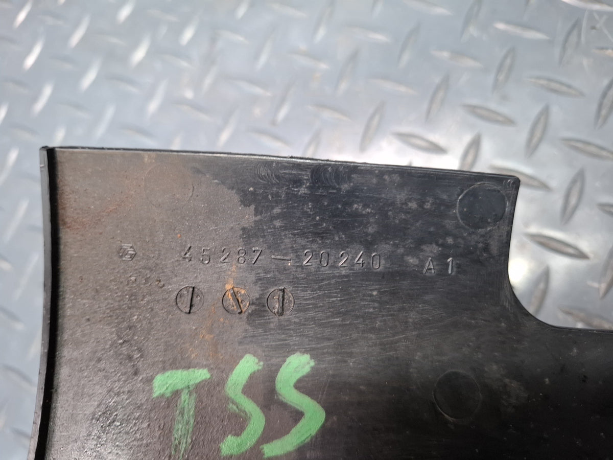 1989 Toyota Supra MA71 MK3 M/T Lower Steering Column Trim Cover Black Damaged