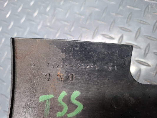 1989 Toyota Supra MA71 MK3 M/T Lower Steering Column Trim Cover Black Damaged