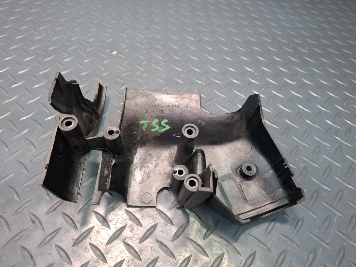 1989 Toyota Supra MA71 MK3 M/T Lower Steering Column Trim Cover Black Damaged