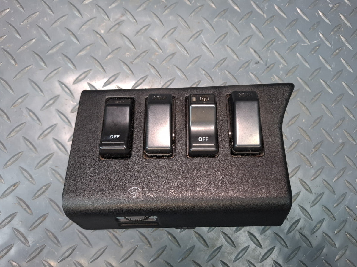 86-89 Toyota Supra MA71 MK3 Fog Light Heated Window Dimmer Switch Panel OEM