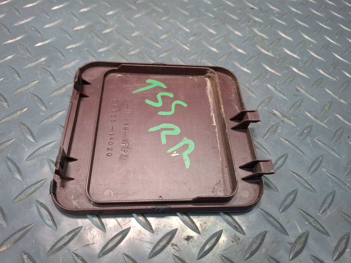 86-92 Toyota Supra MK3 Interior Rear Right Access Cover Maroon 64735-14020 OEM