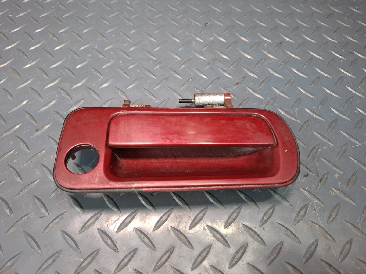 86-92 Toyota Supra MK3 MA71 Right Passenger Door Exterior Handle RED OEM