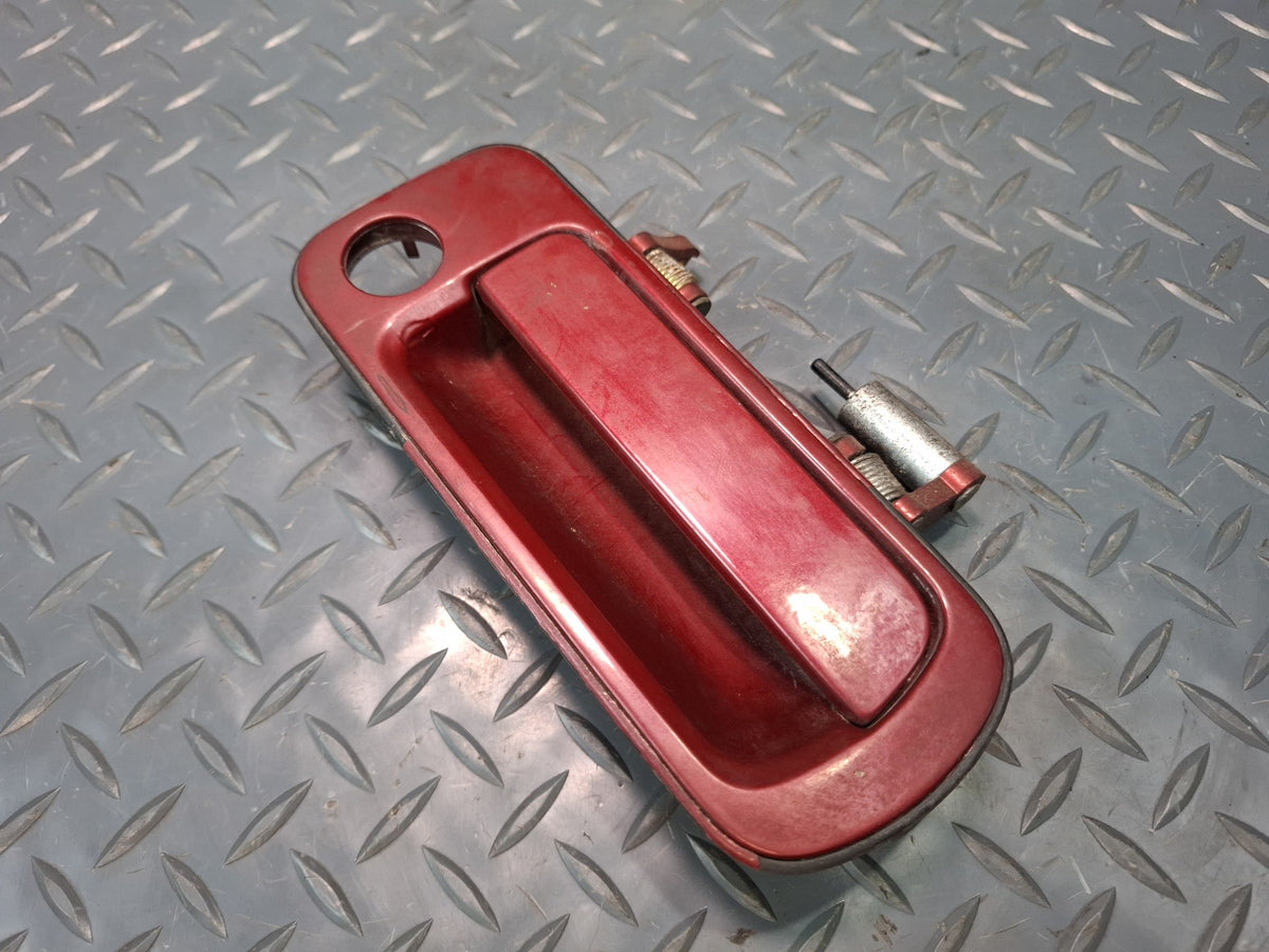 86-92 Toyota Supra MK3 MA71 Right Passenger Door Exterior Handle RED OEM