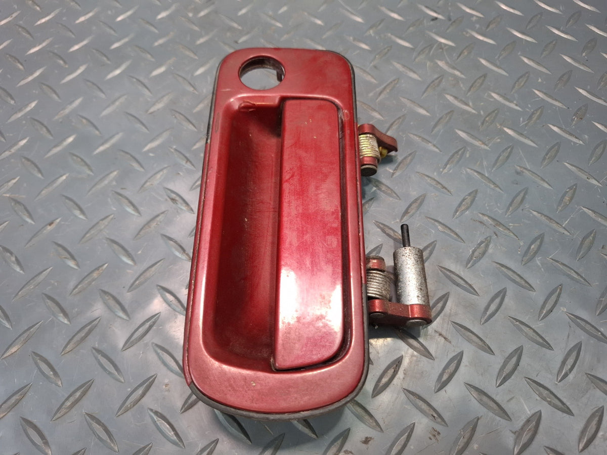 86-92 Toyota Supra MK3 MA71 Right Passenger Door Exterior Handle RED OEM