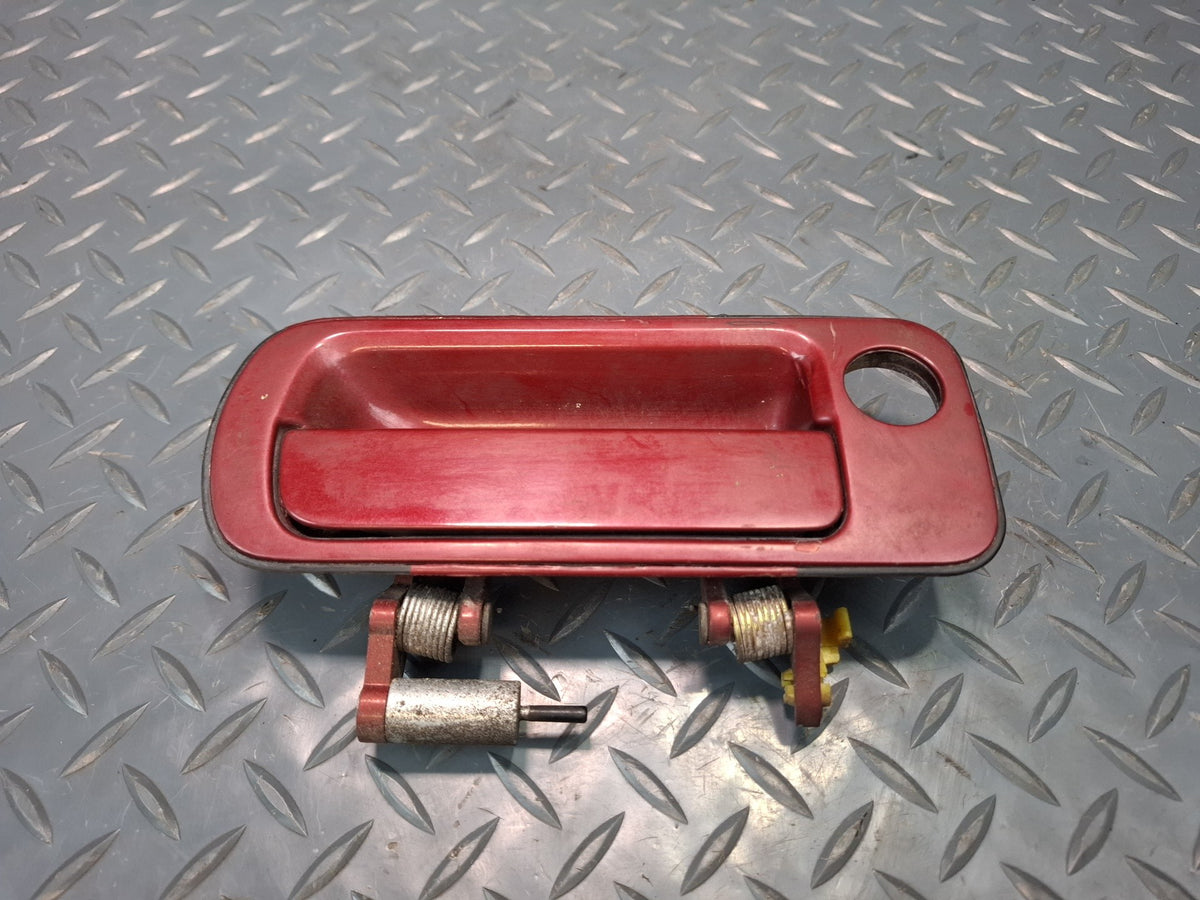86-92 Toyota Supra MK3 MA71 Right Passenger Door Exterior Handle RED OEM