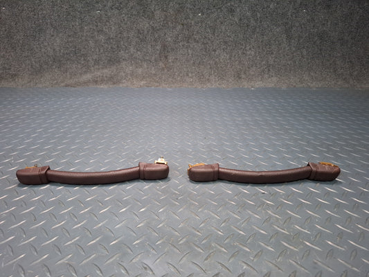 86-92 Toyota Supra MK3 Set of 2 Left & Right Overhead Grab Handle Maroon OEM