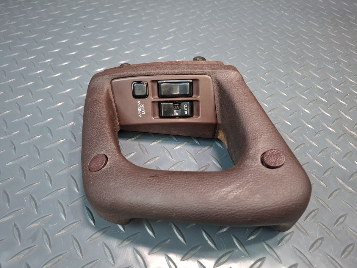 89-92 Toyota Supra MA71 Set of 2 Interior Door Grab Handle w Window Switch OEM