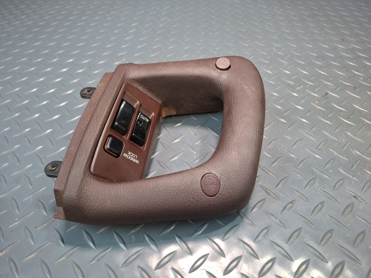 89-92 Toyota Supra MA71 Set of 2 Interior Door Grab Handle w Window Switch OEM