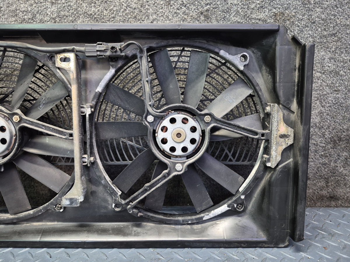 96-98 Mercedes R129 SL500 Engine Radiator Cooling Fan Motor w Shroud OEM