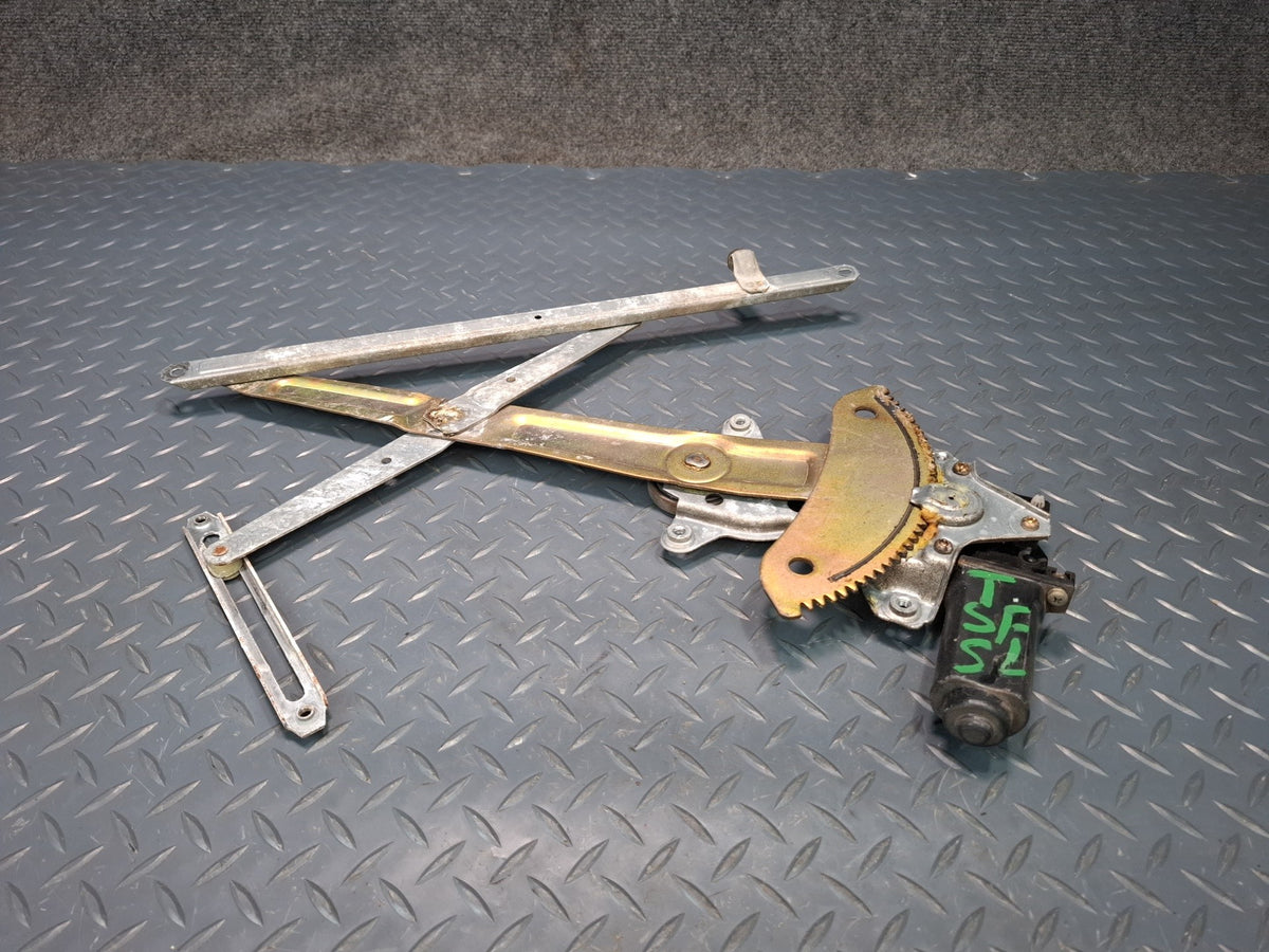86-92 Toyota Supra MA71 Left Door Window Regulator w Motor OEM