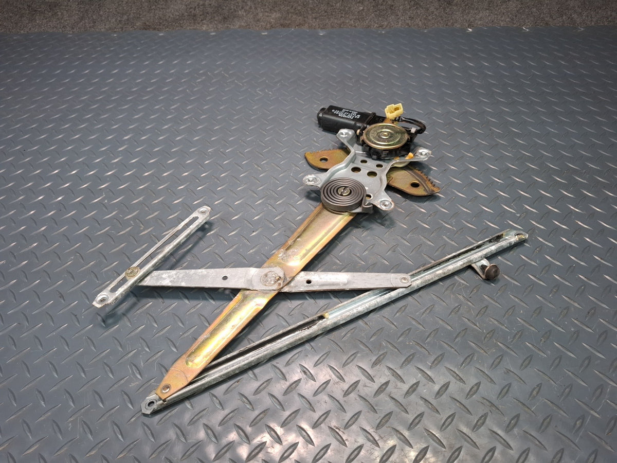 86-92 Toyota Supra MA71 Left Door Window Regulator w Motor OEM