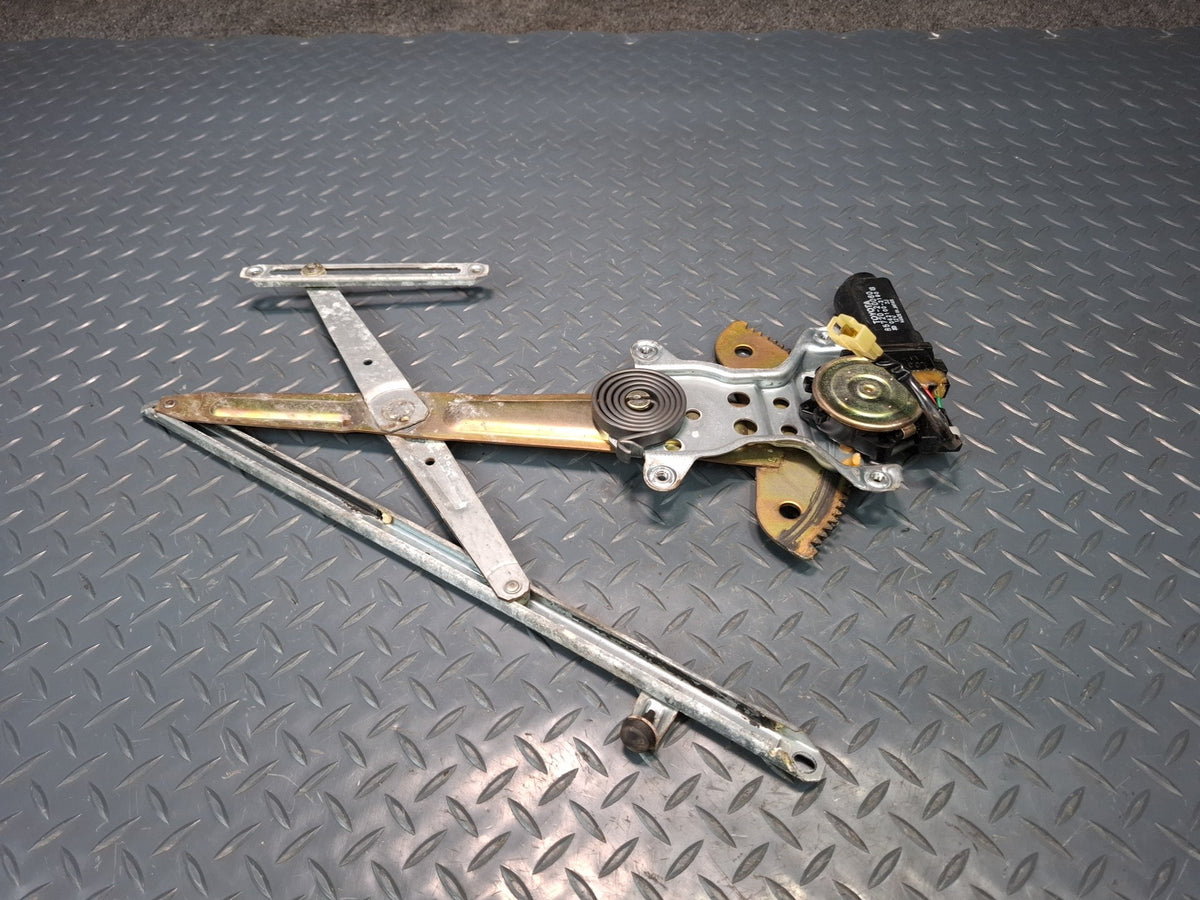 86-92 Toyota Supra MA71 Left Door Window Regulator w Motor OEM