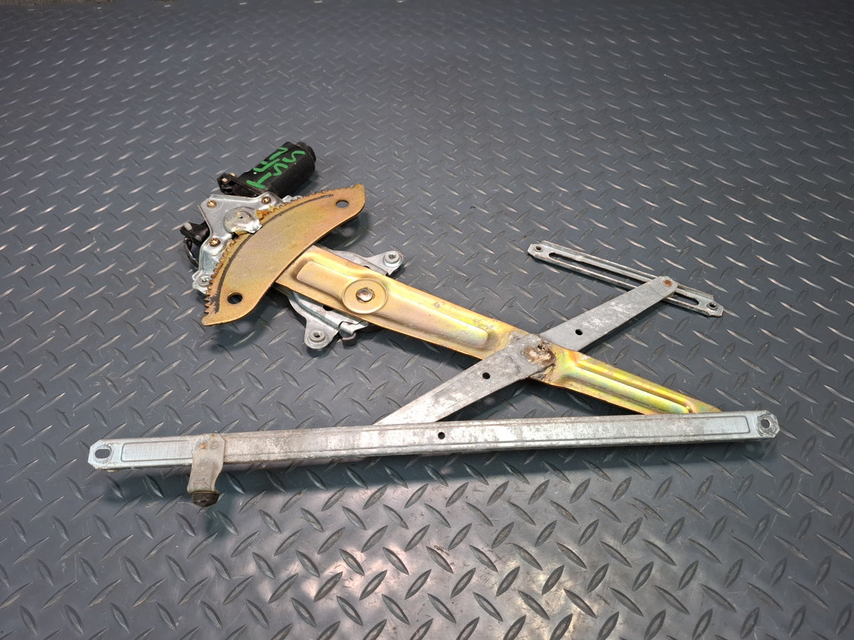 86-92 Toyota Supra MA71 Left Door Window Regulator w Motor OEM