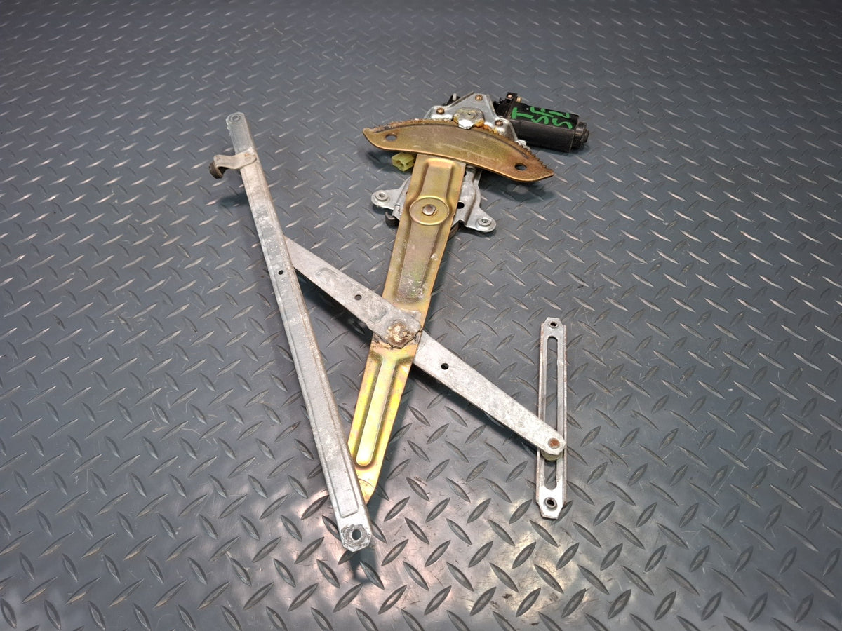 86-92 Toyota Supra MA71 Left Door Window Regulator w Motor OEM