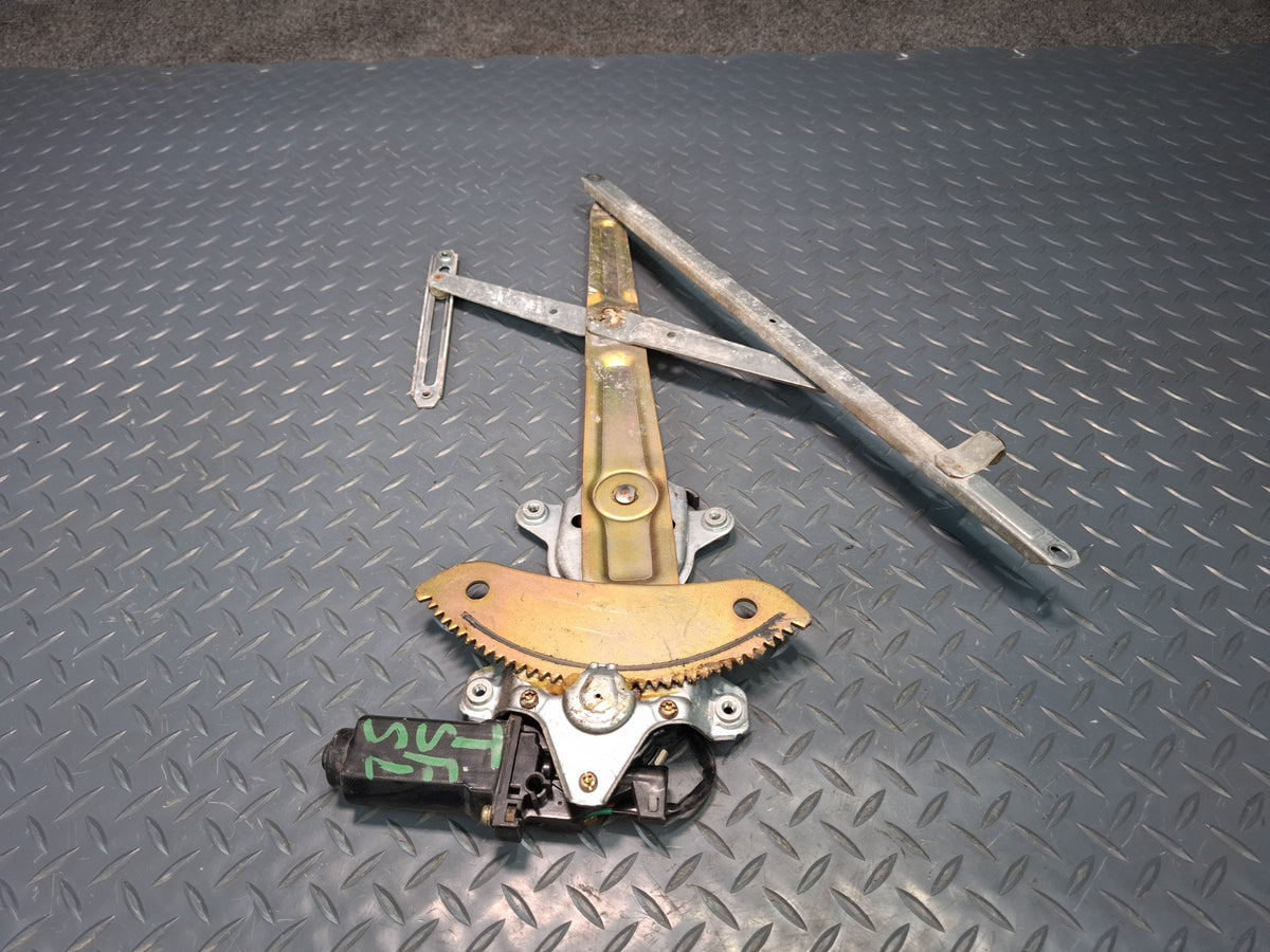 86-92 Toyota Supra MA71 Left Door Window Regulator w Motor OEM