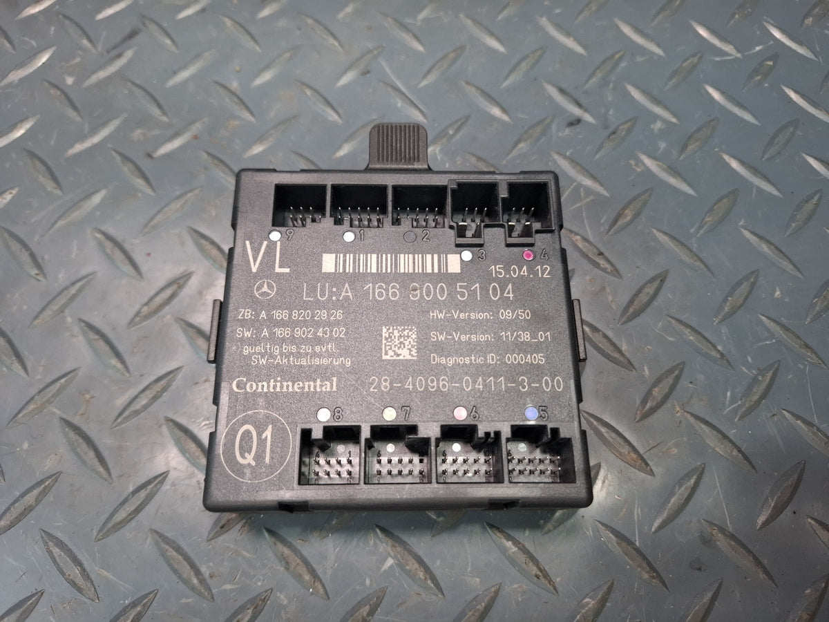 2012-2015 Mercedes W166 Ml-class Front Left Driver Side Door Control Module