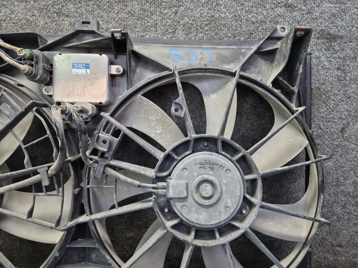 08-17 Lexus UVF46L LS600hL LS460 AWD Engine Radiator Cooling Fan Shroud Damaged