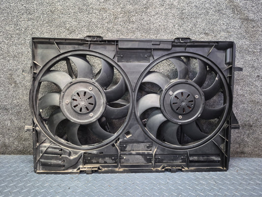 13-15 Audi RS5 8F7 4.2L V8 Engine Radiator Cooling Fan Motor Shroud 87K OEM