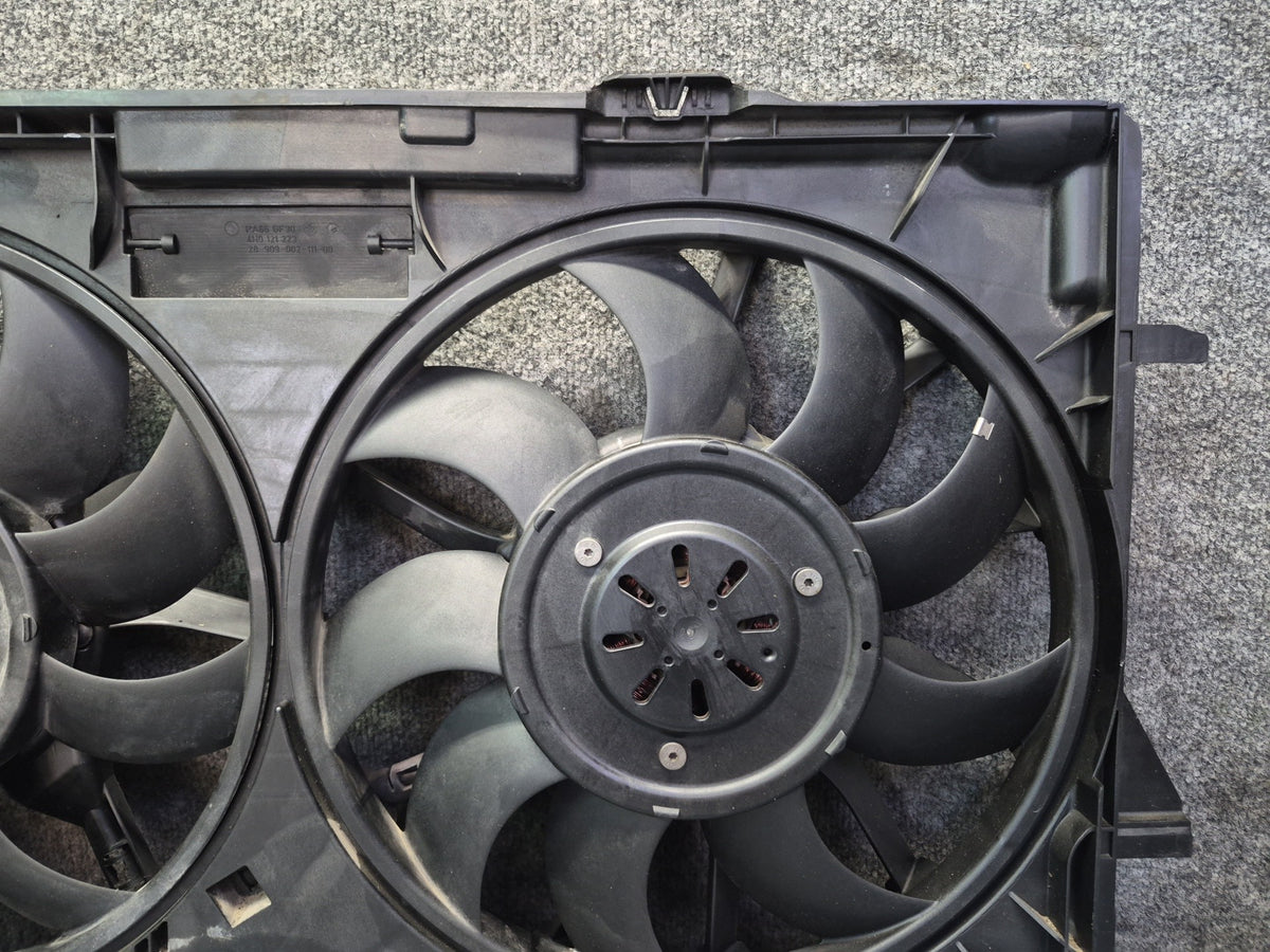 13-15 Audi RS5 8F7 4.2L V8 Engine Radiator Cooling Fan Motor Shroud 87K OEM
