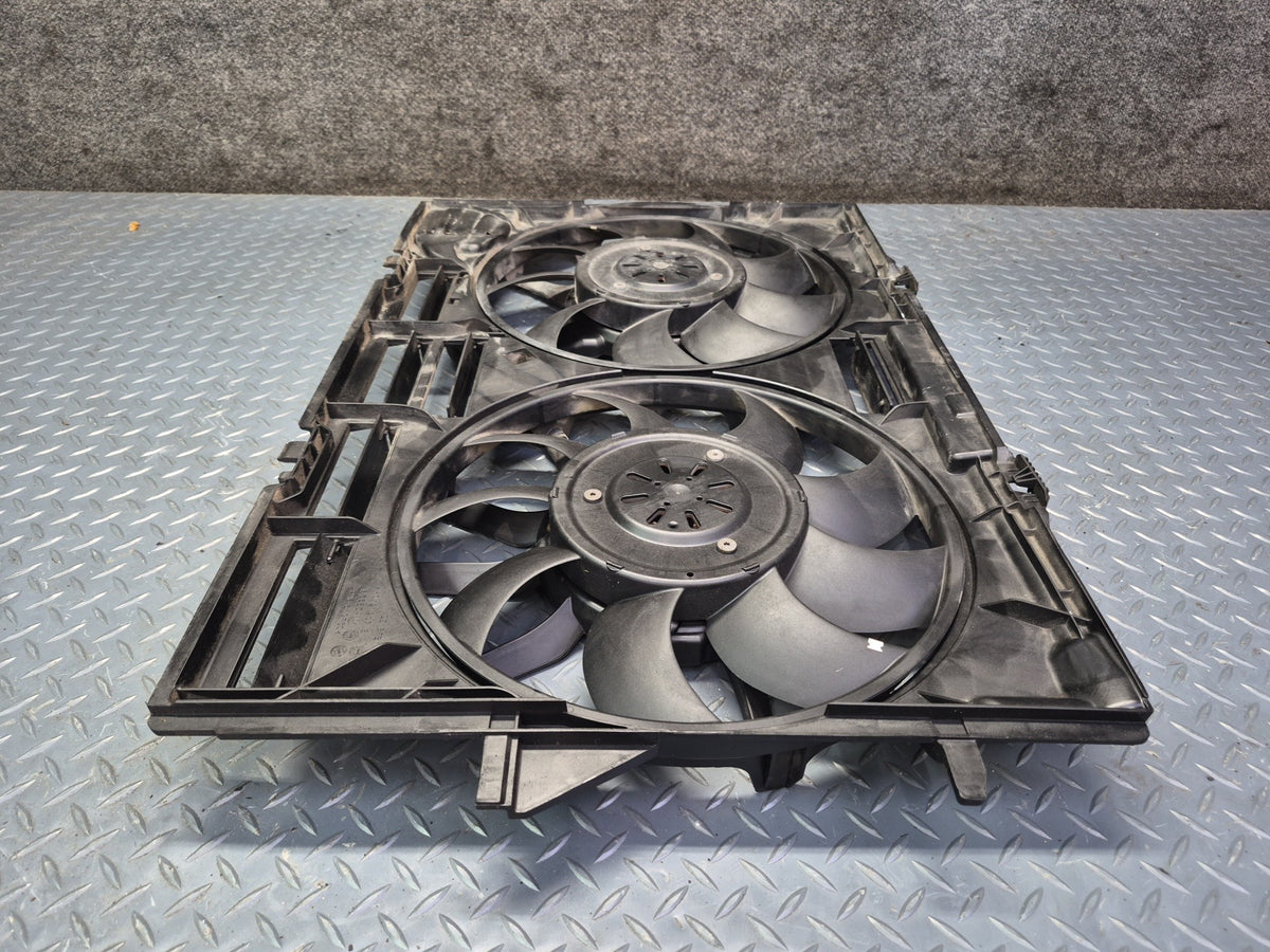 13-15 Audi RS5 8F7 4.2L V8 Engine Radiator Cooling Fan Motor Shroud 87K OEM