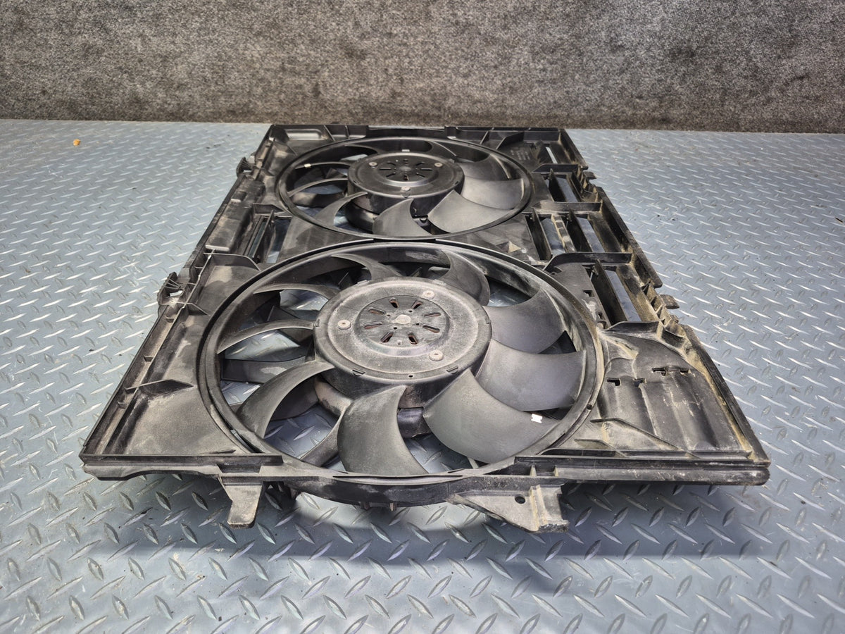 13-15 Audi RS5 8F7 4.2L V8 Engine Radiator Cooling Fan Motor Shroud 87K OEM