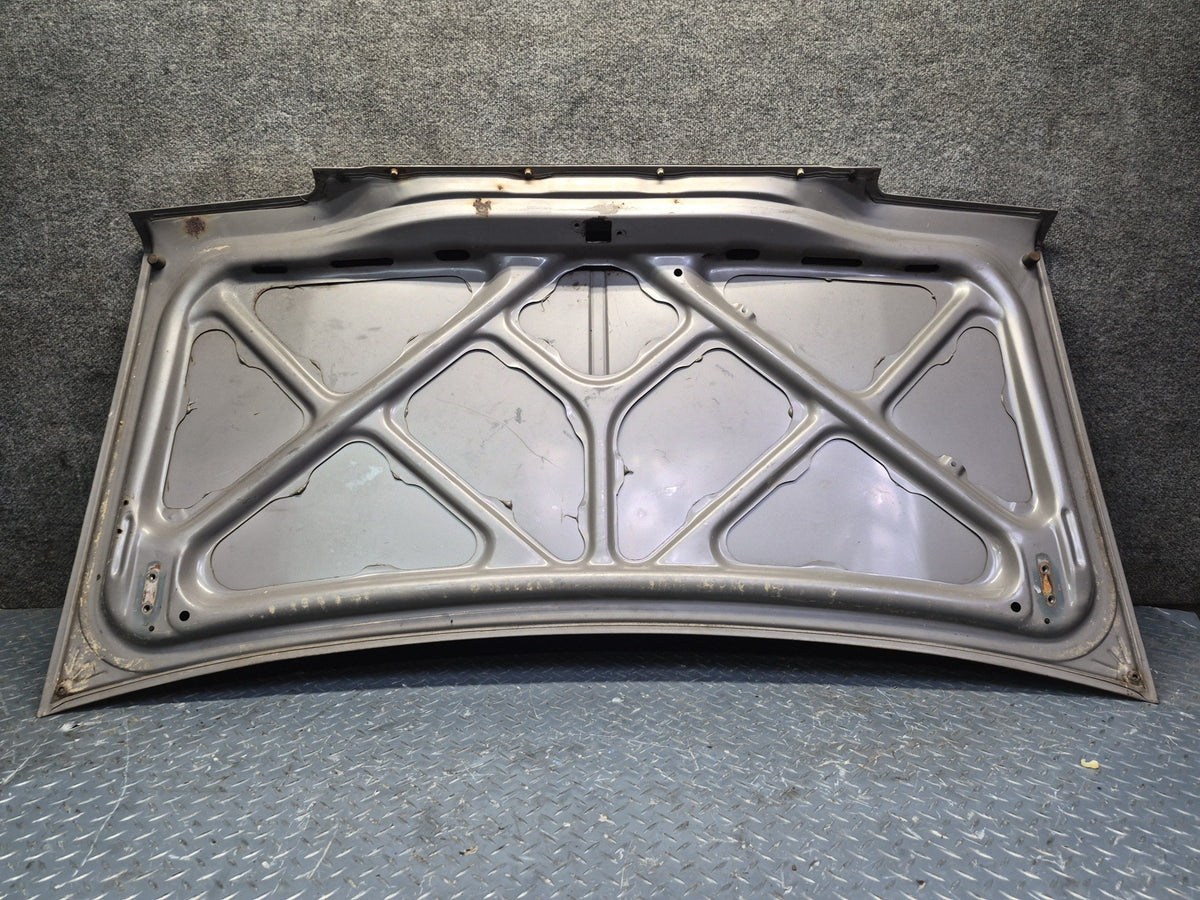 1983 Toyota Celica RA65 Convertible Rear Trunk Deck Lid Shell Panel Silver OEM