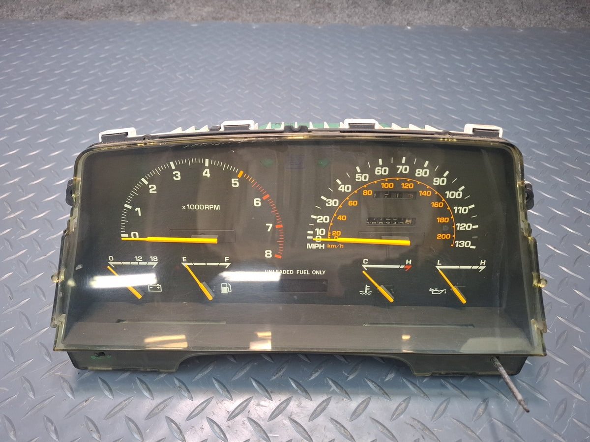 82-85 Toyota Celica RA65 Instrument Cluster Gauge Speedometer OEM Damaged