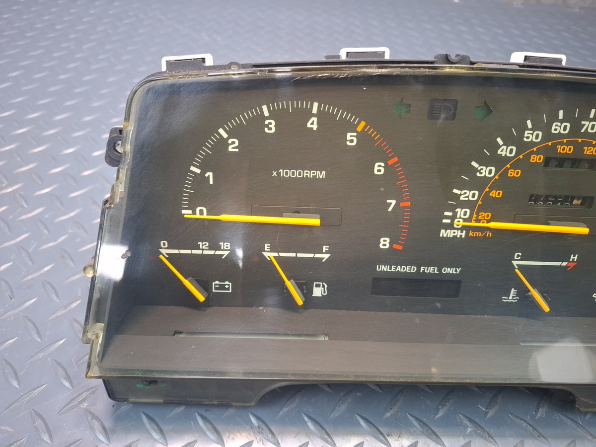 82-85 Toyota Celica RA65 Instrument Cluster Gauge Speedometer OEM Damaged