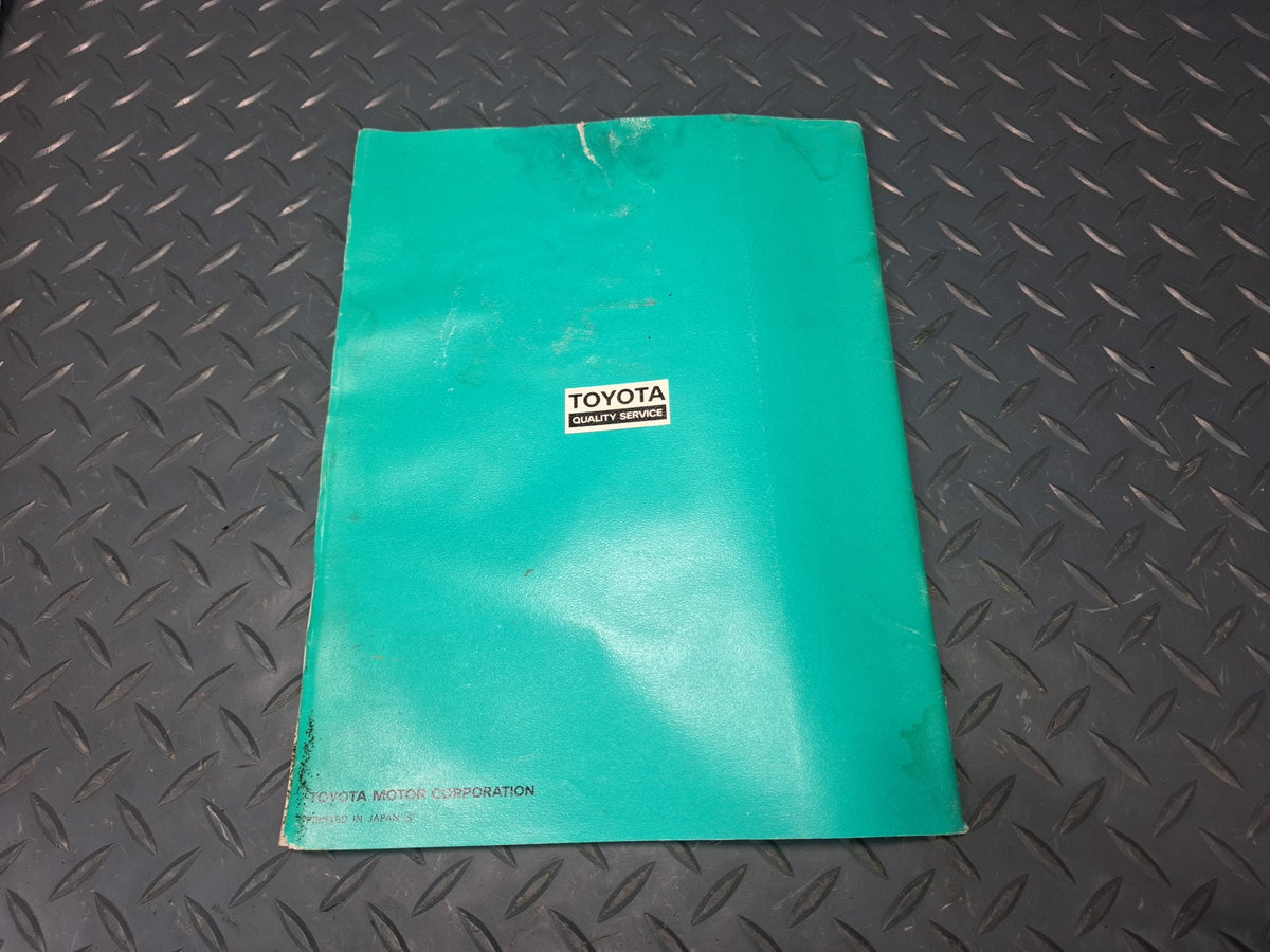 1983 Toyota Celica RA65 User Owner Operator Guide Manual Book Set w Case
