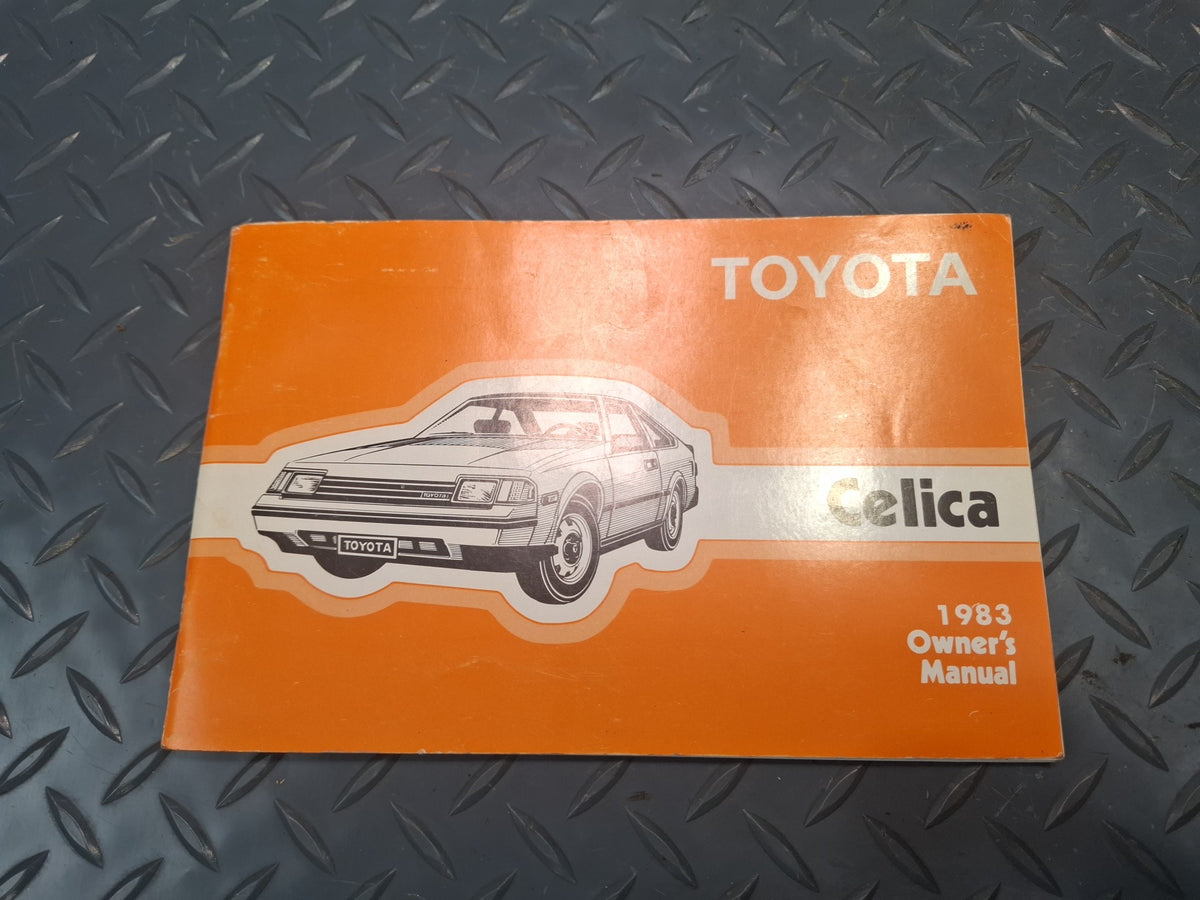 1983 Toyota Celica RA65 User Owner Operator Guide Manual Book Set w Case