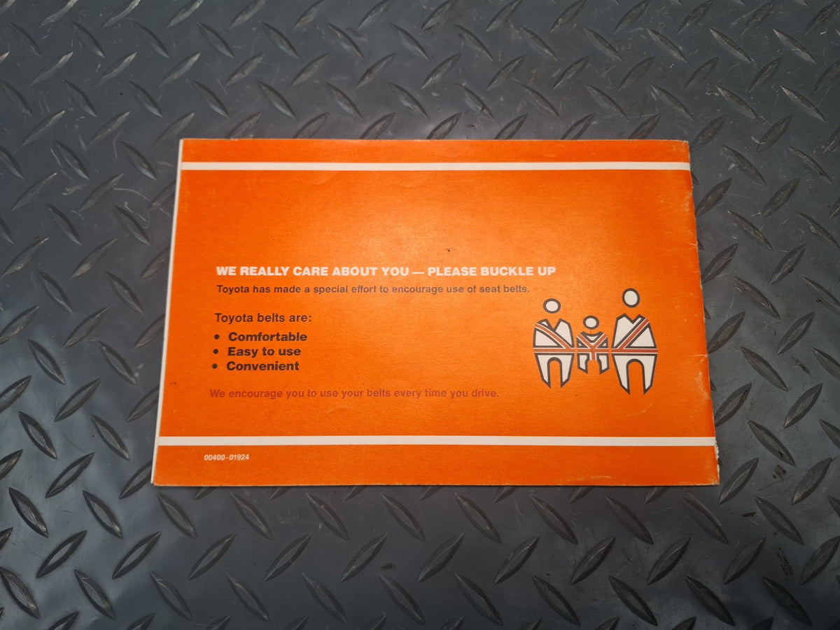 1983 Toyota Celica RA65 User Owner Operator Guide Manual Book Set w Case