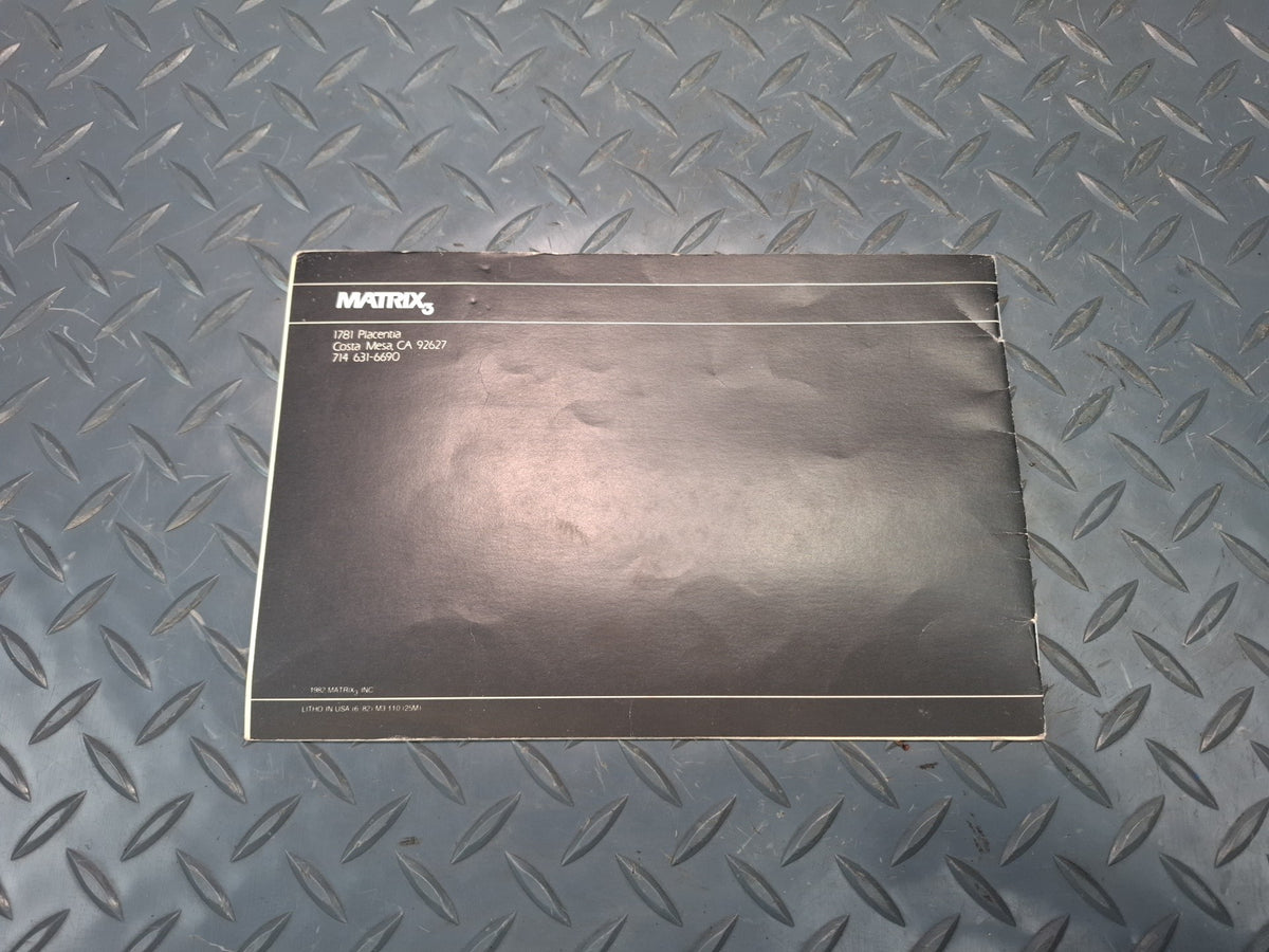 1983 Toyota Celica RA65 User Owner Operator Guide Manual Book Set w Case
