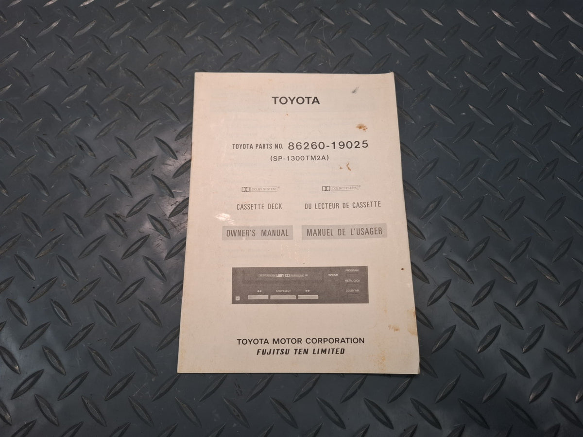 1983 Toyota Celica RA65 User Owner Operator Guide Manual Book Set w Case