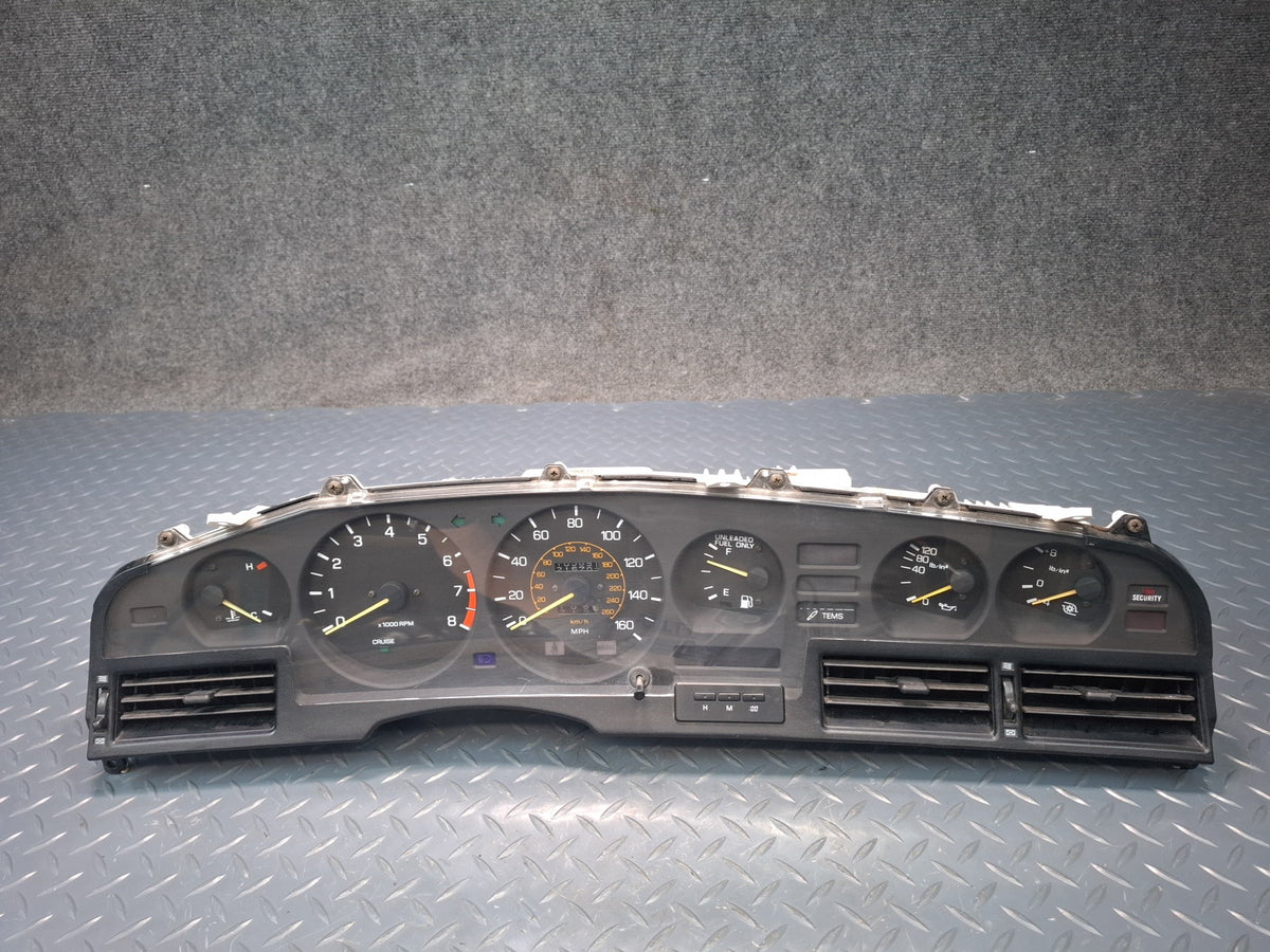 1989 Toyota Supra MK3 Turbo M/T Tems Instrument Cluster Gauge Speedometer OEM