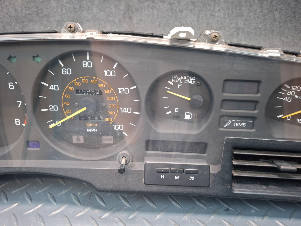 1989 Toyota Supra MK3 Turbo M/T Tems Instrument Cluster Gauge Speedometer OEM