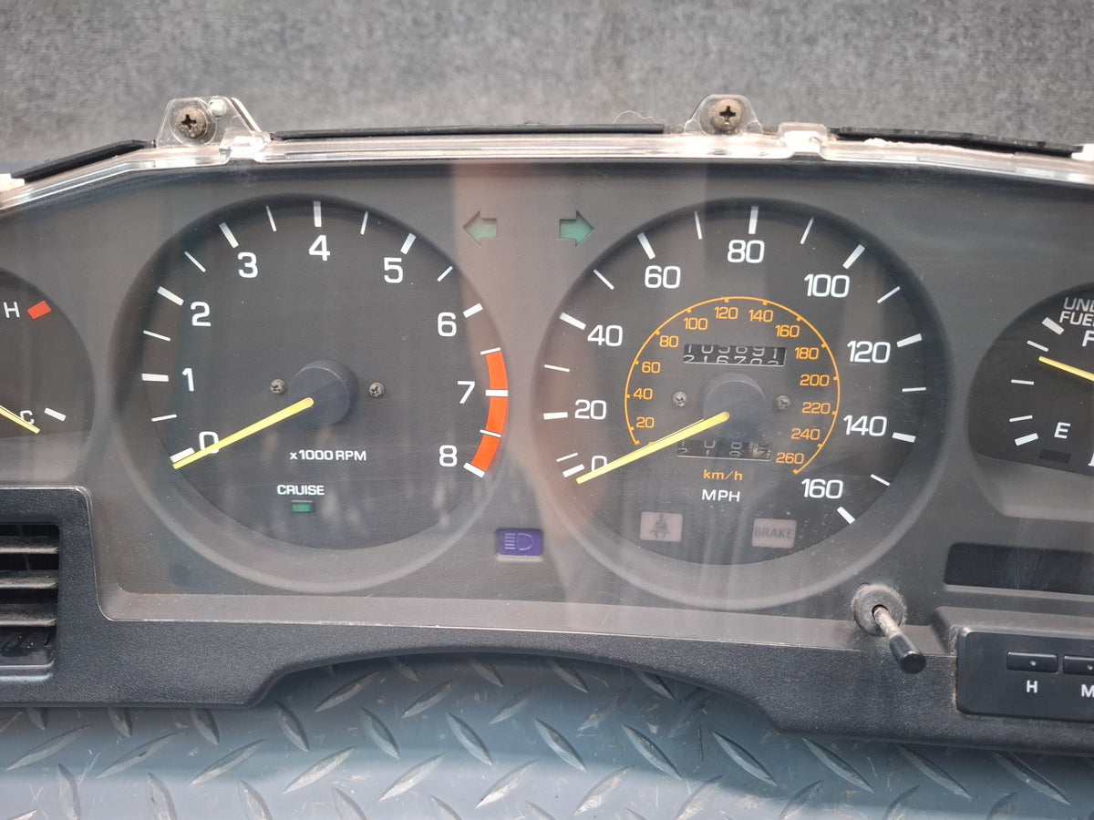 1989 Toyota Supra MK3 Turbo M/T Tems Instrument Cluster Gauge Speedometer OEM
