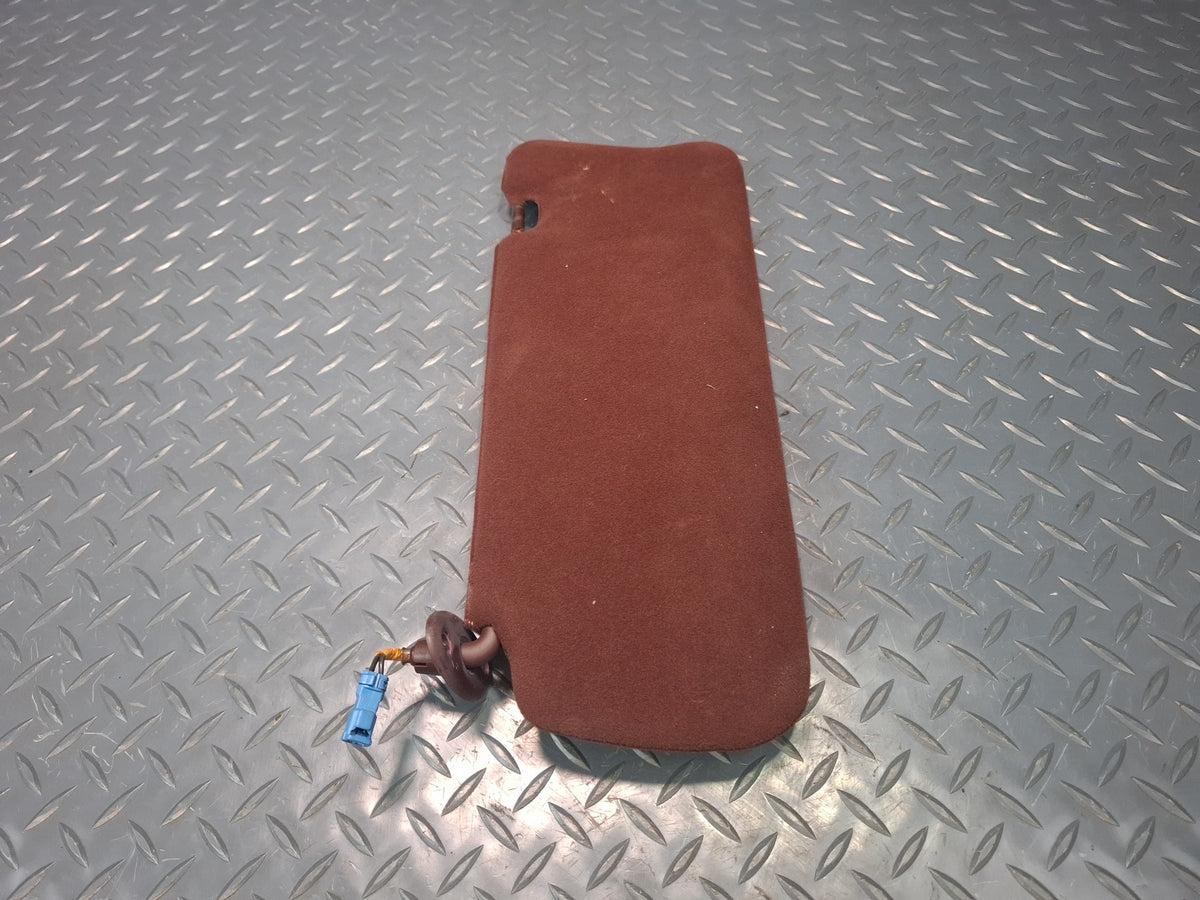 89-90 Toyota Supra MA71 Set of 2 Front Left & Right Cloth Sun Visor Maroon OEM