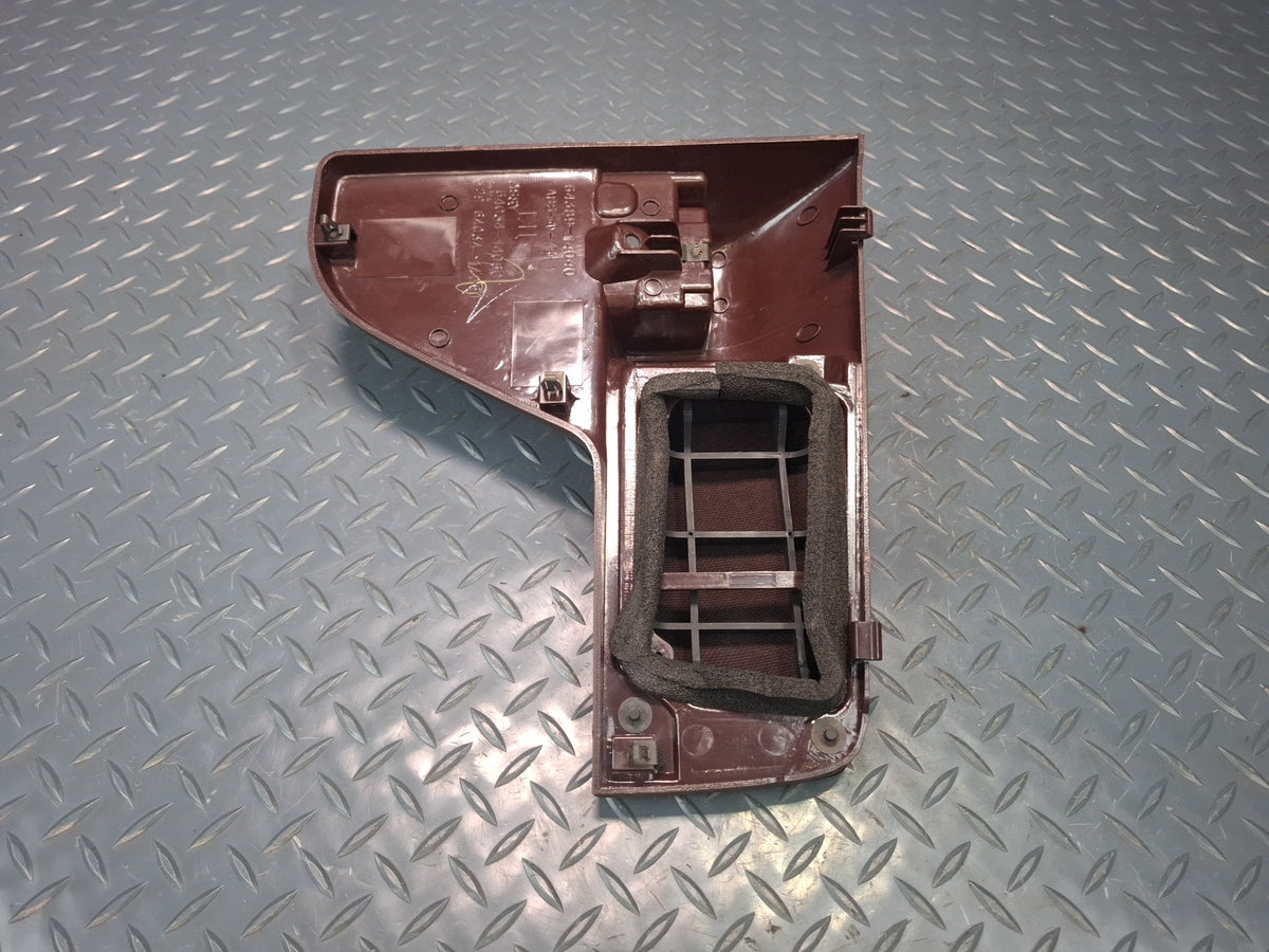 86-92 Toyota Supra MA71 Set of 2 Rear Left & Right Speaker Trim Cover Maroon OEM