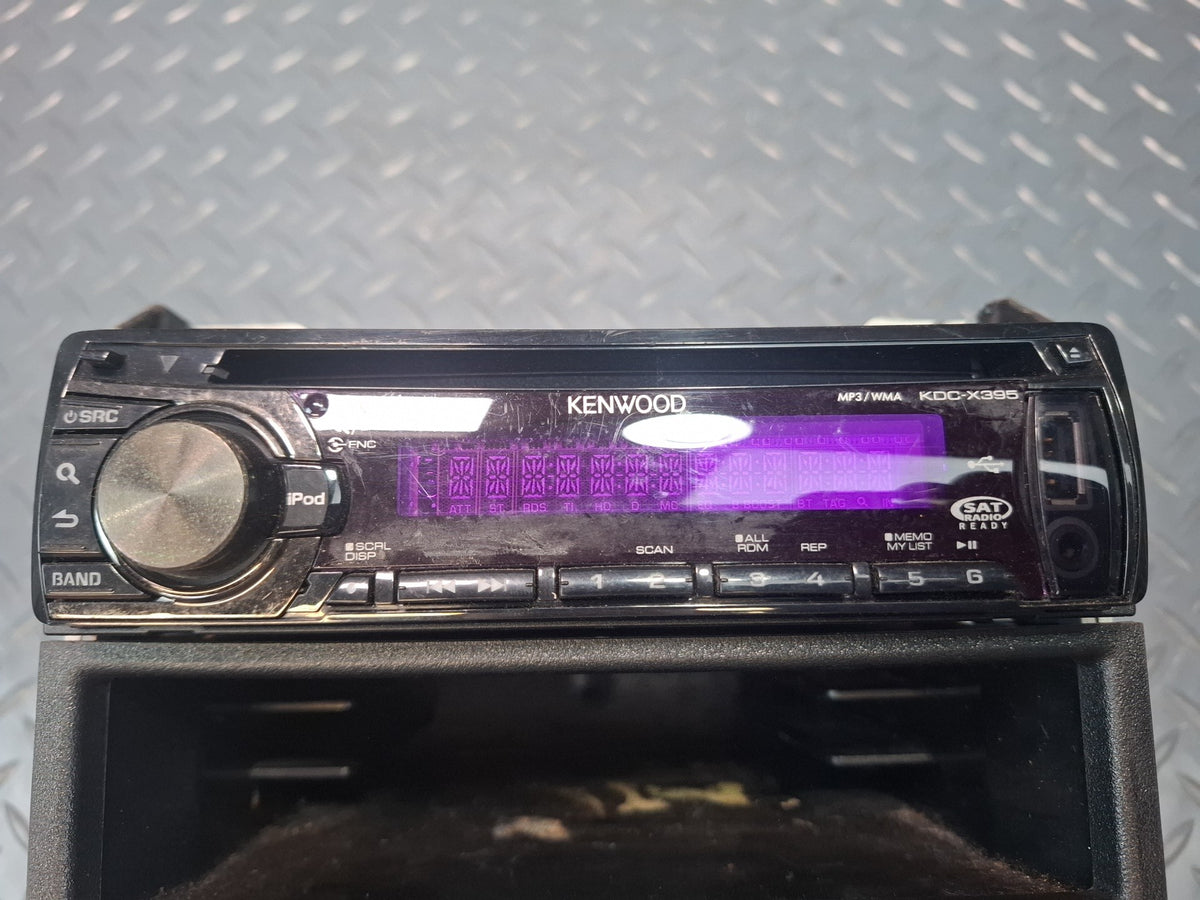 Kenwood KDC-X395 Car Stereo CD Player Receiver w Storage Box