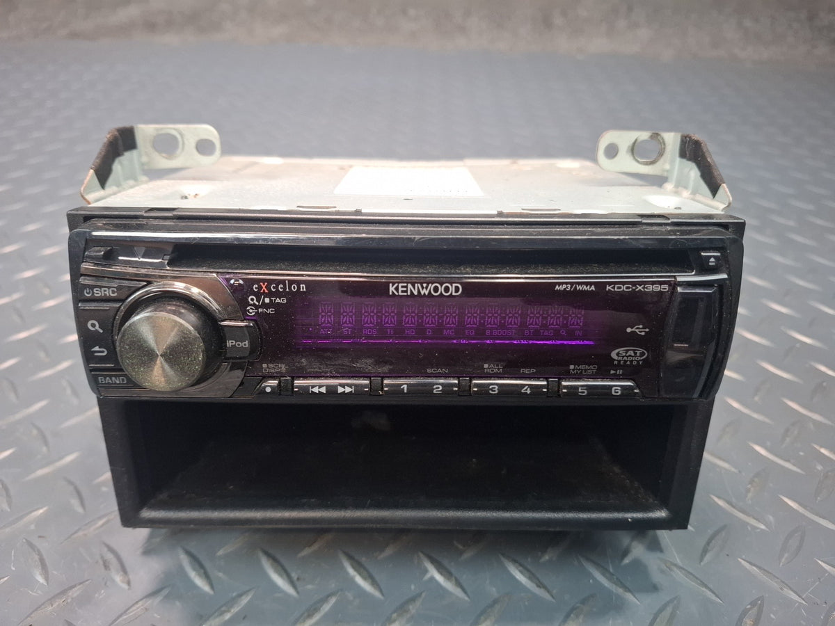 Kenwood KDC-X395 Car Stereo CD Player Receiver w Storage Box