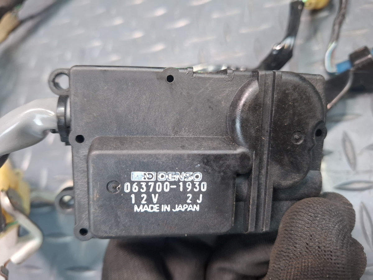 86-92 Toyota Supra MK3 Set of 3 Heater Core Vent Flap Actuator Motor w Wire OEM