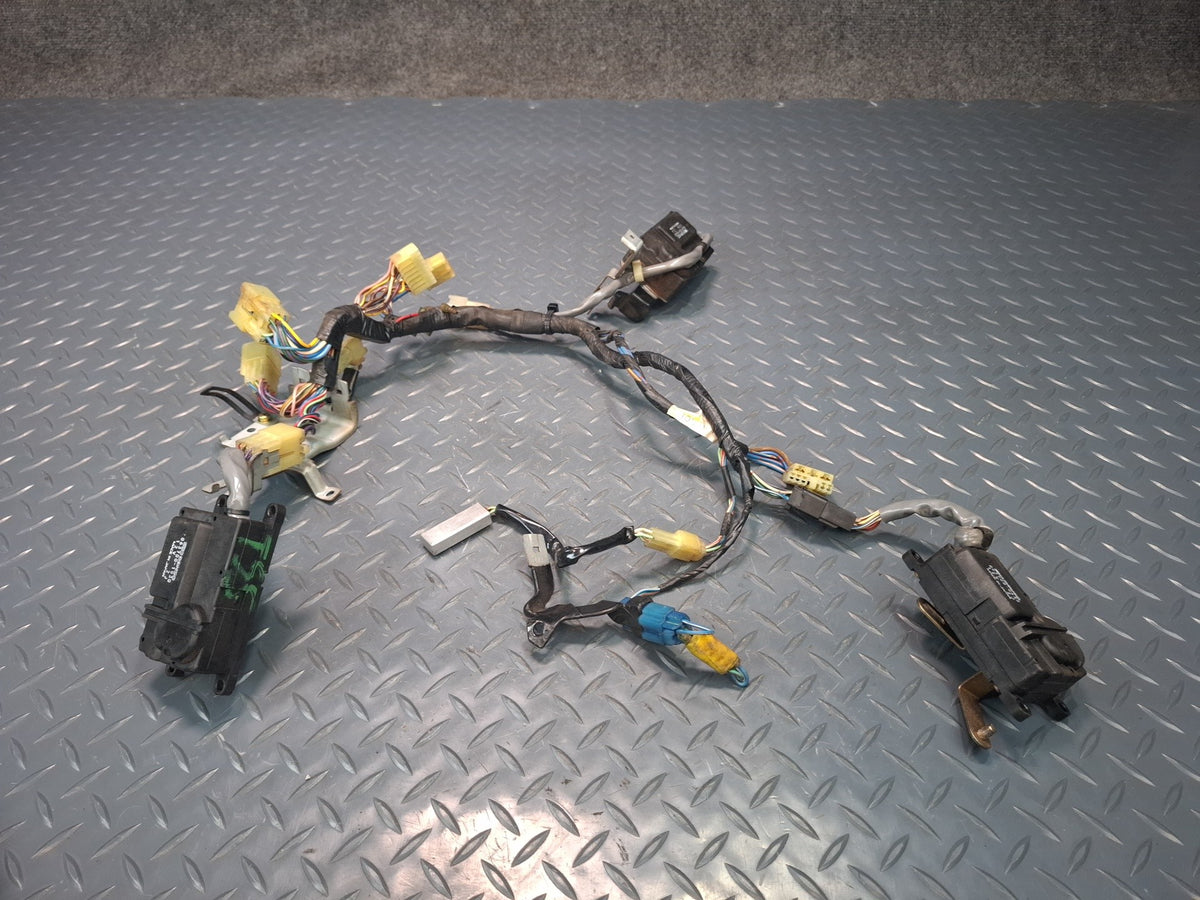 86-92 Toyota Supra MK3 Set of 3 Heater Core Vent Flap Actuator Motor w Wire OEM