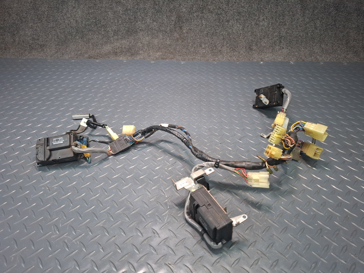86-92 Toyota Supra MK3 Set of 3 Heater Core Vent Flap Actuator Motor w Wire OEM