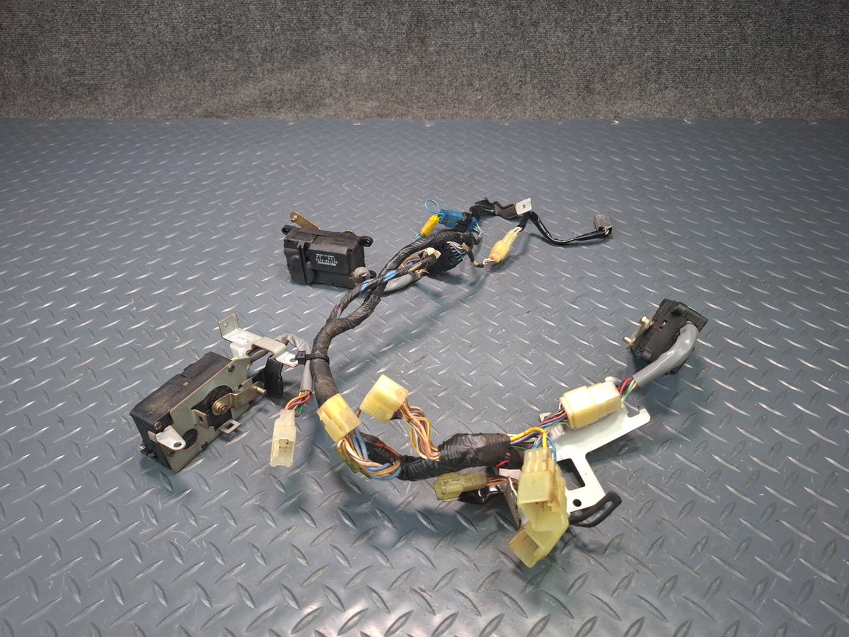 86-92 Toyota Supra MK3 Set of 3 Heater Core Vent Flap Actuator Motor w Wire OEM
