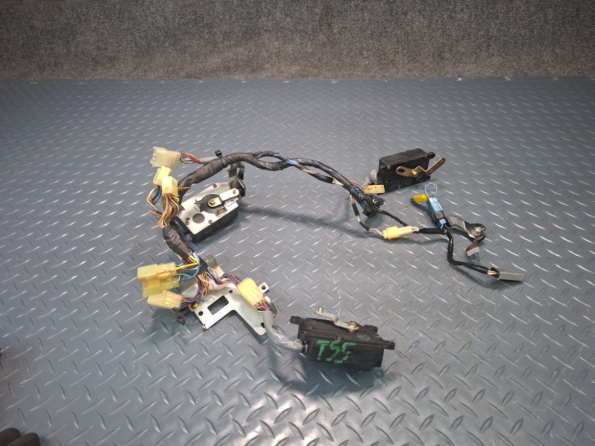 86-92 Toyota Supra MK3 Set of 3 Heater Core Vent Flap Actuator Motor w Wire OEM