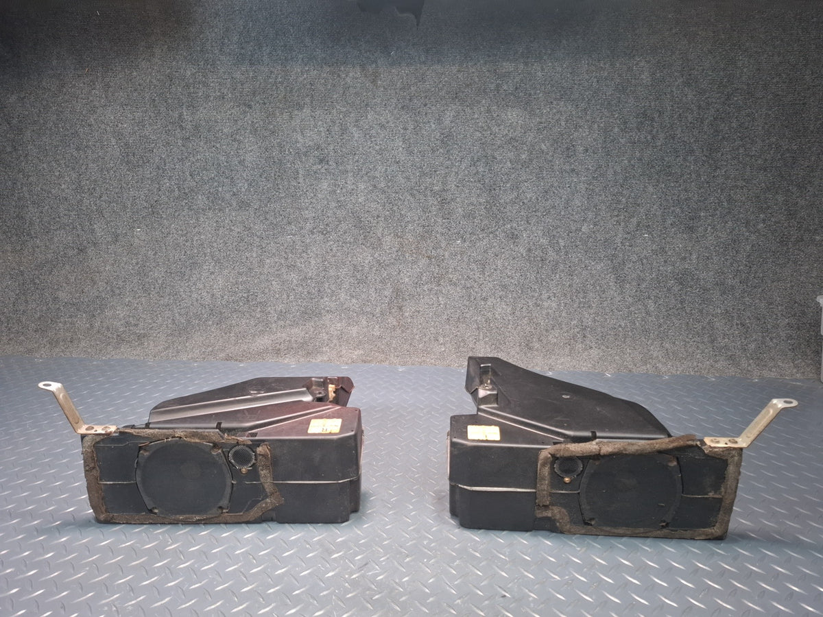 89-92 Toyota Supra MA71 Set of 2 Rear Left & Right Quarter Speaker POD OEM