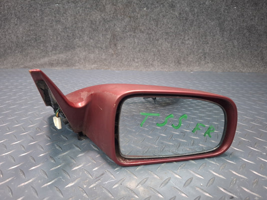 89-92 Toyota Supra MA71 Turbo Right Door Exterior Side View Power Mirror RED OEM