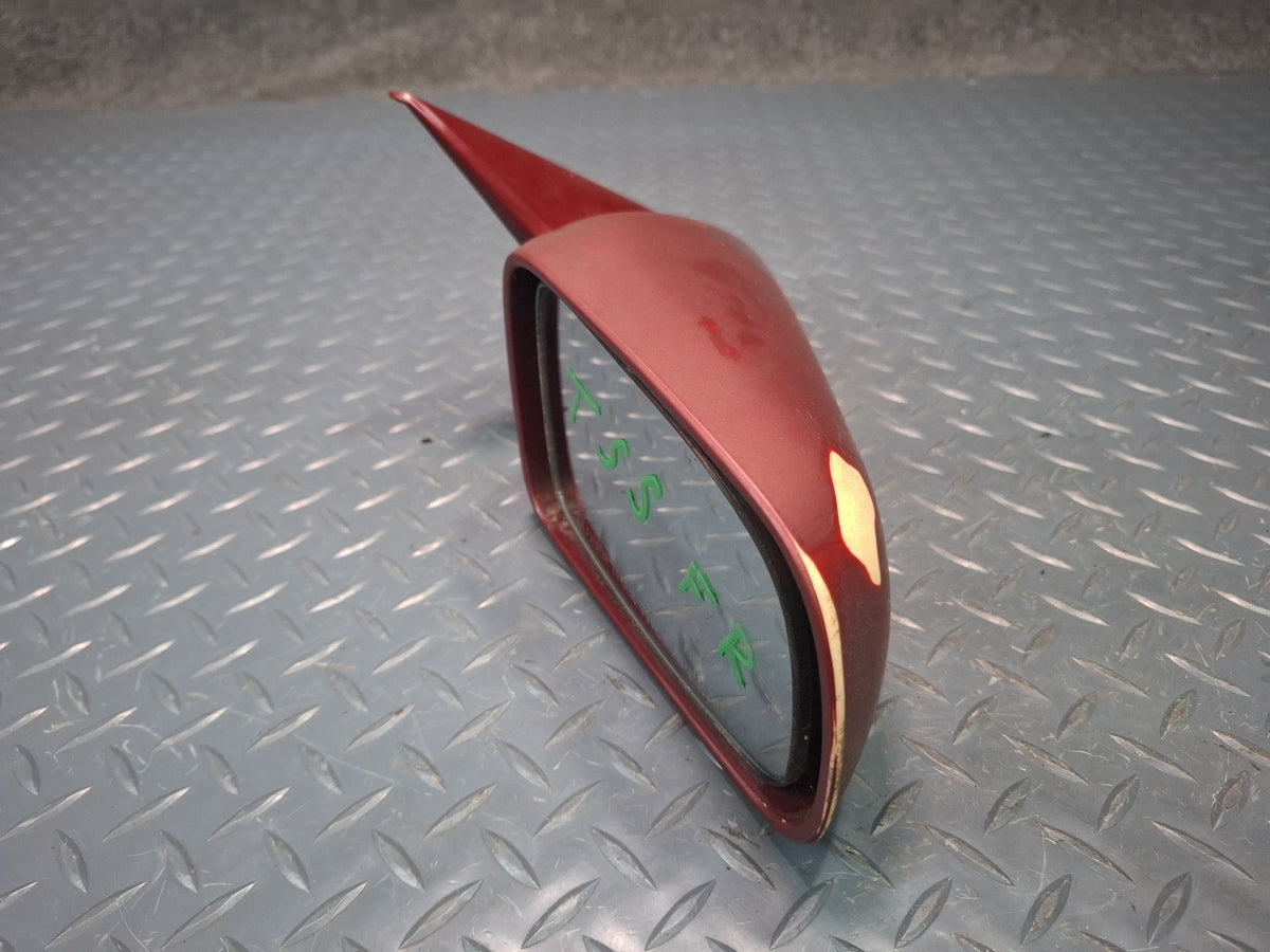 89-92 Toyota Supra MA71 Turbo Right Door Exterior Side View Power Mirror RED OEM