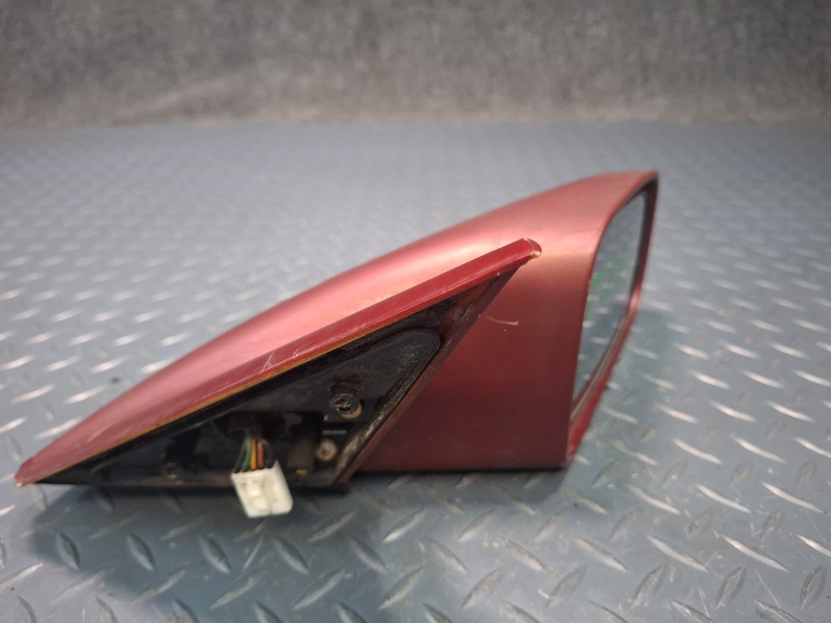 89-92 Toyota Supra MA71 Turbo Right Door Exterior Side View Power Mirror RED OEM