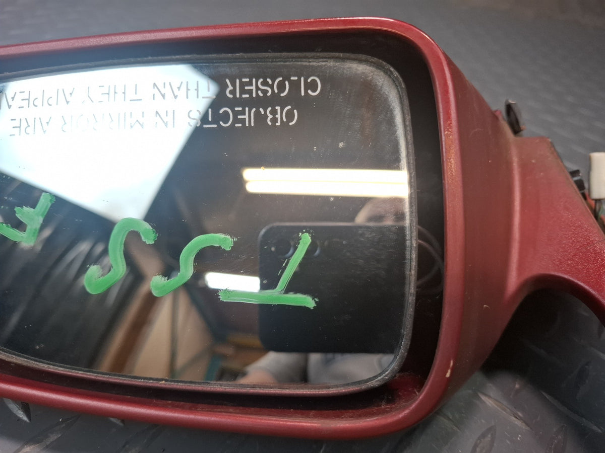 89-92 Toyota Supra MA71 Turbo Right Door Exterior Side View Power Mirror RED OEM